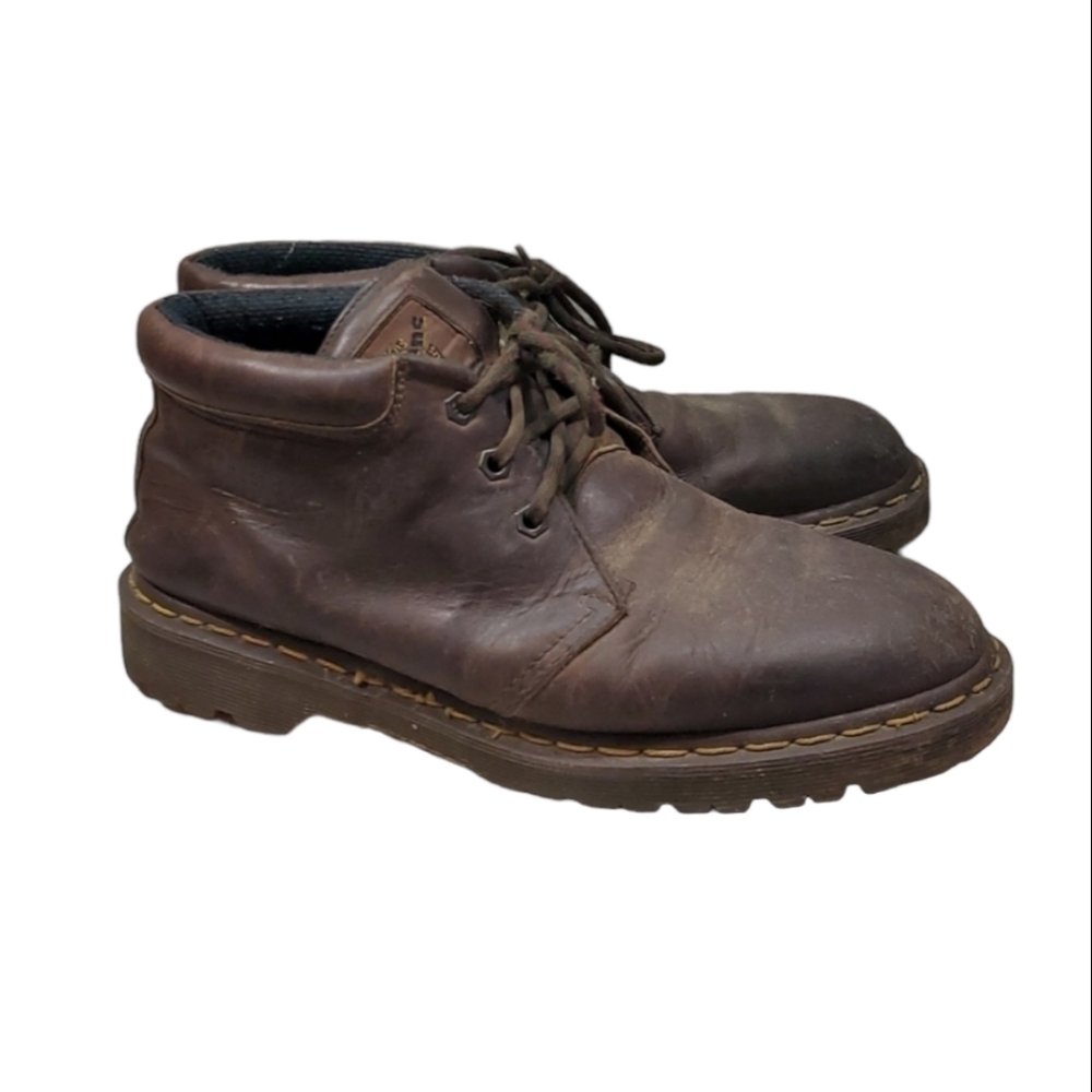 Dr.Martens Mens Y2K Ankle Chunky Tractor Platform shoes boots sz EUR 9 US 10